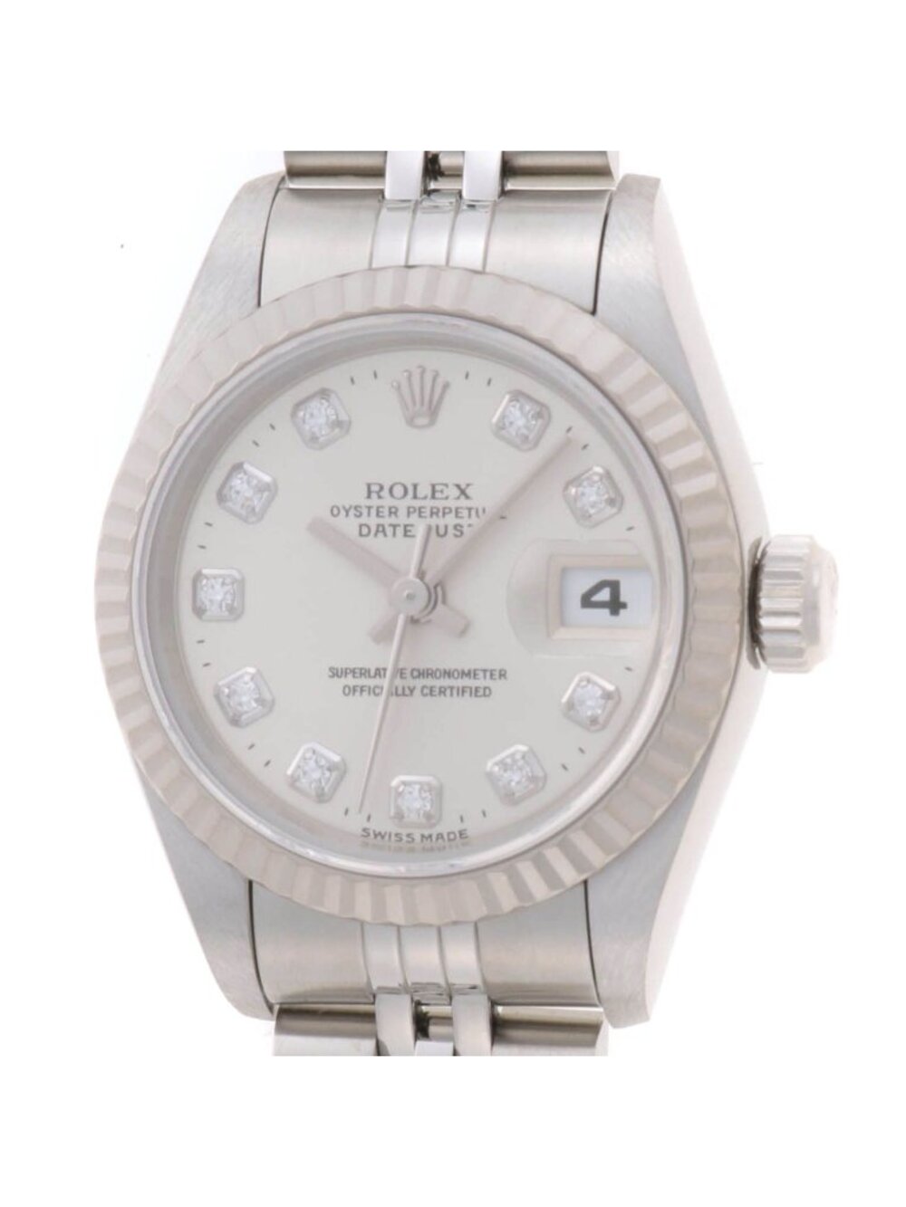 Rolex Datejust Watch Stainless Steel Silver